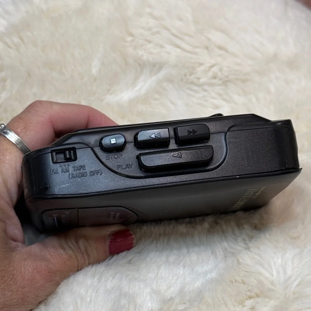 Sony Black Walkman FM/AM Cassette Player
